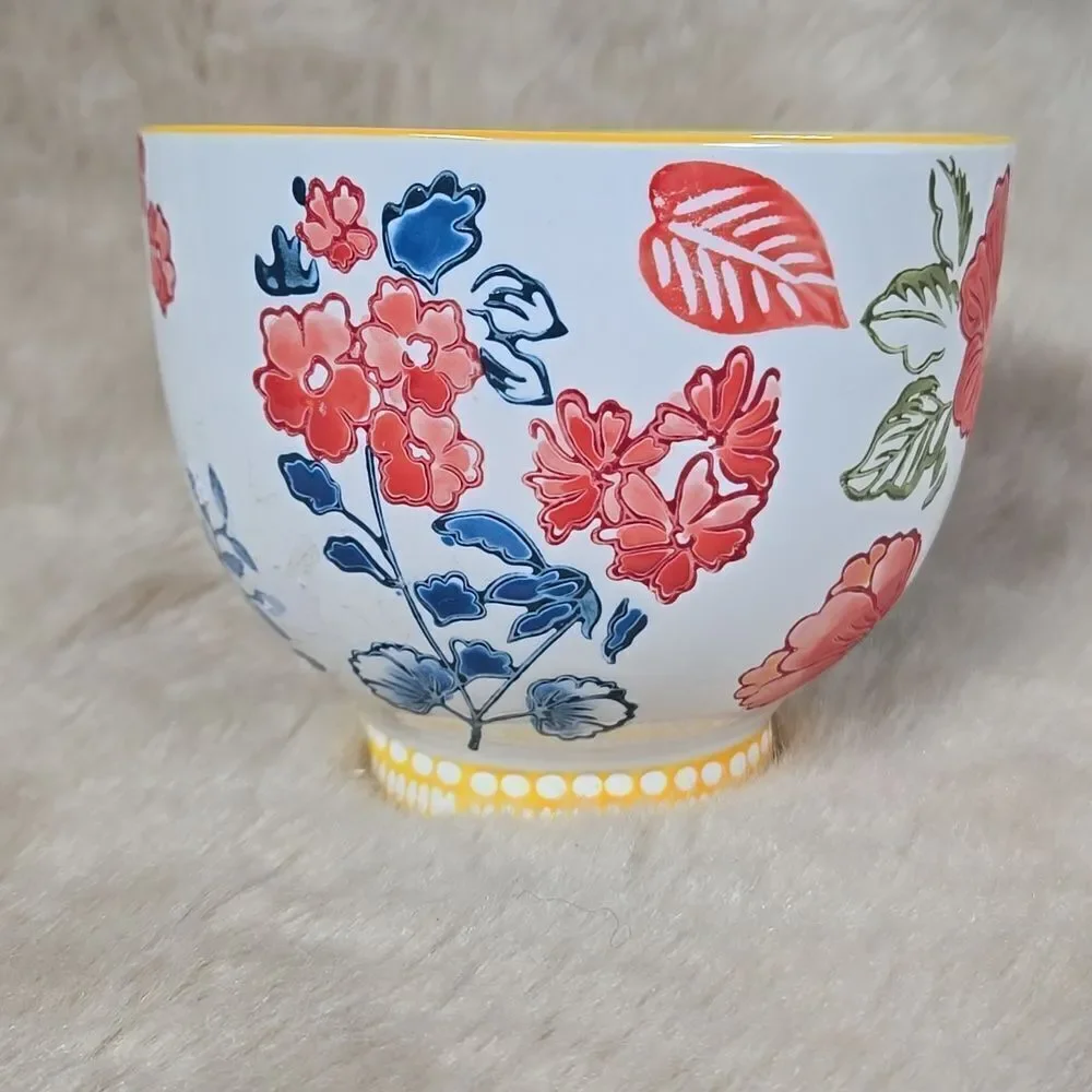 Potter's Studio Floral Footed Coffee Mug